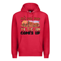 Cardinal ain't goin' down 'til the sun comes up Premium Hoodie - MaliasSmallBusiness