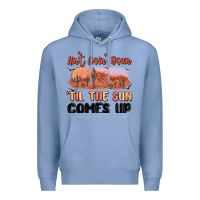 Colony Blue ain't goin' down 'til the sun comes up Premium Hoodie - MaliasSmallBusiness