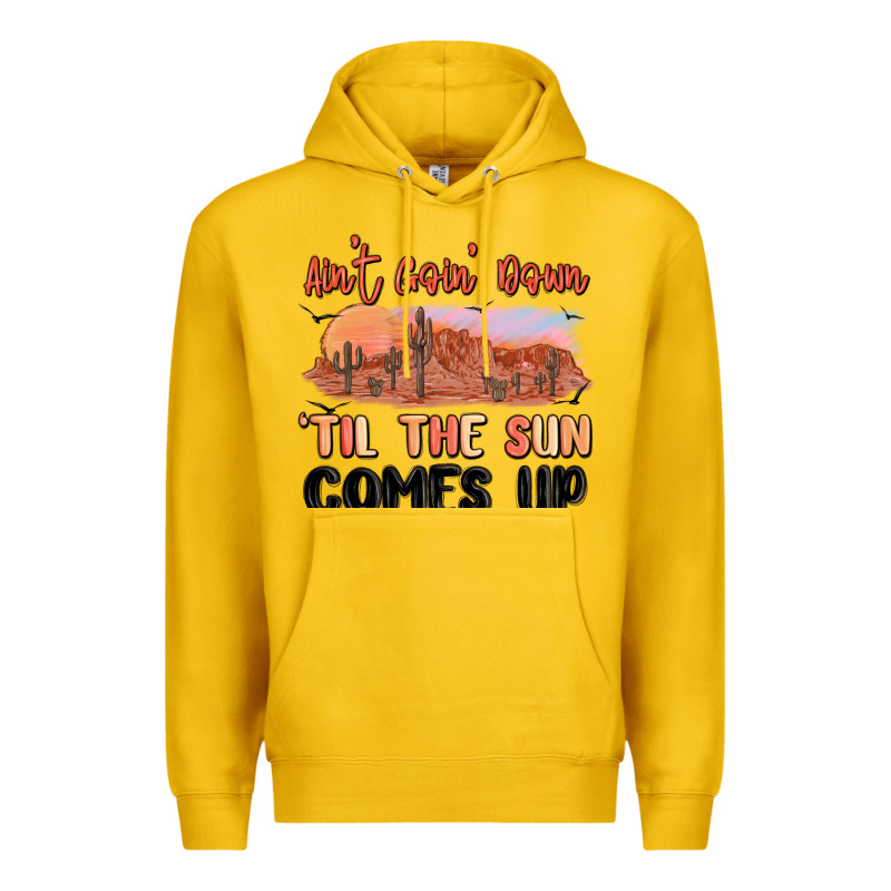 Ain't Goin' Down 'til The Sun Comes Up Premium Hoodie by MaliasSmallBusiness | Teevron