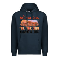 Navy ain't goin' down 'til the sun comes up Premium Hoodie - MaliasSmallBusiness