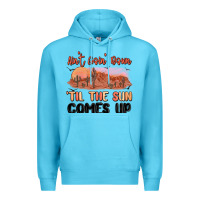 Ocean Blue ain't goin' down 'til the sun comes up Premium Hoodie - MaliasSmallBusiness