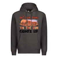 Smoke ain't goin' down 'til the sun comes up Premium Hoodie - MaliasSmallBusiness