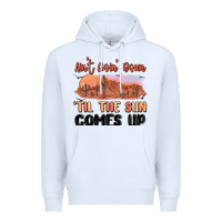 White ain't goin' down 'til the sun comes up Premium Hoodie - MaliasSmallBusiness