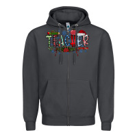 Smoke teacher christmas Zipper Hoodie - RacoonDesign