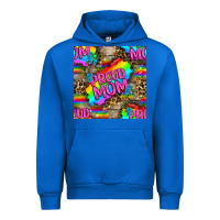 Cobalt Pride LGBTQ+ Proud Mom With Leoapard Patterns Urban Hoodie - BundleAndBundleShop