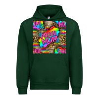 Forest Green Pride LGBTQ+ Proud Mom With Leoapard Patterns Urban Hoodie - BundleAndBundleShop