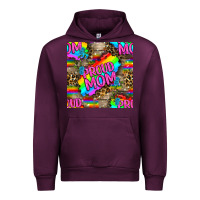 Mauve Wine Pride LGBTQ+ Proud Mom With Leoapard Patterns Urban Hoodie - BundleAndBundleShop