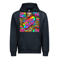 Navy Pride LGBTQ+ Proud Mom With Leoapard Patterns Urban Hoodie - BundleAndBundleShop