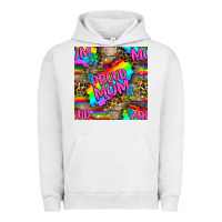 Pigment Lunar Rock Pride LGBTQ+ Proud Mom With Leoapard Patterns Urban Hoodie - BundleAndBundleShop