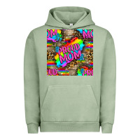 Pigment Oil Green Pride LGBTQ+ Proud Mom With Leoapard Patterns Urban Hoodie - BundleAndBundleShop