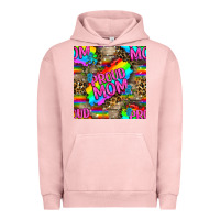 Pigment Salmon Pride LGBTQ+ Proud Mom With Leoapard Patterns Urban Hoodie - BundleAndBundleShop