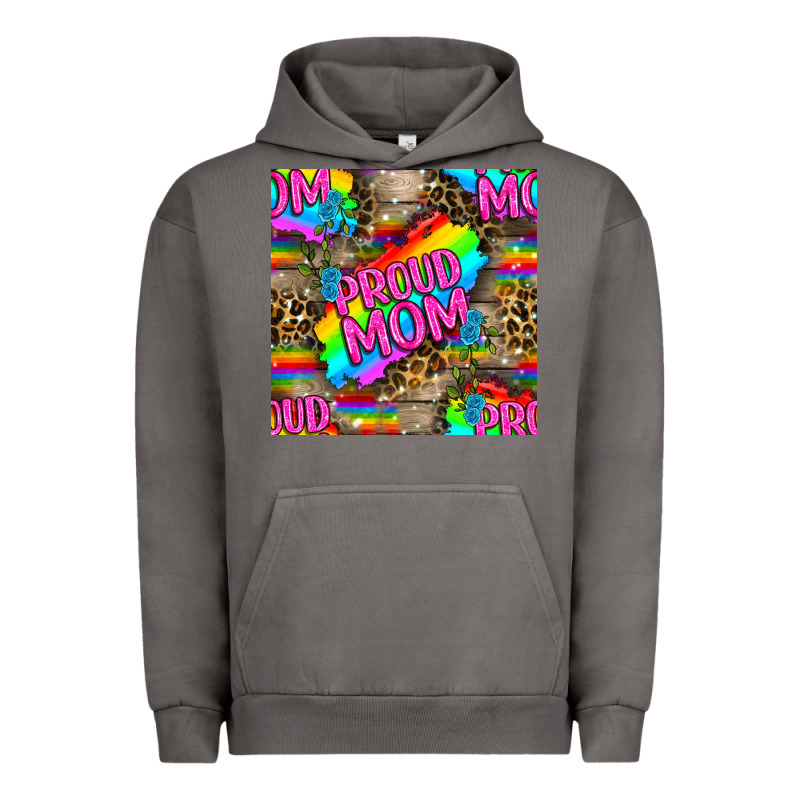 Pride Lgbtq+ Proud Mom With Leoapard Patterns Urban Hoodie by BundleAndBundleShop | Teevron