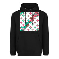 Black Nurse Gloves Seamless Pattern Heavyweight Hoodie - BundleAndBundleShop
