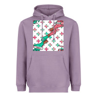 Lavender Nurse Gloves Seamless Pattern Heavyweight Hoodie - BundleAndBundleShop