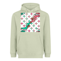 Matcha Nurse Gloves Seamless Pattern Heavyweight Hoodie - BundleAndBundleShop