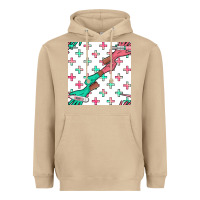 Mushroom Nurse Gloves Seamless Pattern Heavyweight Hoodie - BundleAndBundleShop