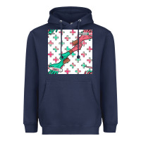 Navy Nurse Gloves Seamless Pattern Heavyweight Hoodie - BundleAndBundleShop