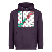 Plum Nurse Gloves Seamless Pattern Heavyweight Hoodie - BundleAndBundleShop