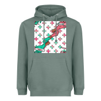 Sage Nurse Gloves Seamless Pattern Heavyweight Hoodie - BundleAndBundleShop