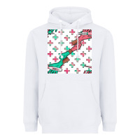 White Nurse Gloves Seamless Pattern Heavyweight Hoodie - BundleAndBundleShop