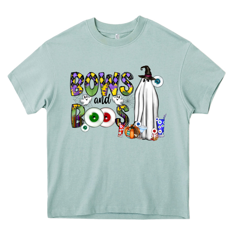 Bows And Boos Y'all Heavy Core Tee by CowhideDigitalArt | Teevron
