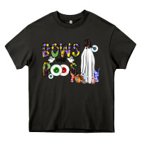 Asphalt Bows and Boos Y'all Heavy Core Tee - CowhideDigitalArt