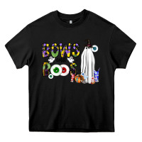 Black Bows and Boos Y'all Heavy Core Tee - CowhideDigitalArt