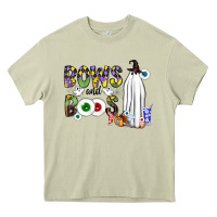Mossy Bows and Boos Y'all Heavy Core Tee - CowhideDigitalArt