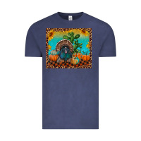 Vintage Denim Western Fall Thanksgiving Turkey Vintage Tee - RanaPortraitStore