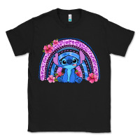 Black stitch rainbow Classic Tee - Zillion Design Studio