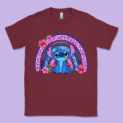 Stitch Rainbow Classic Tee Designed By Zillion Design Studio