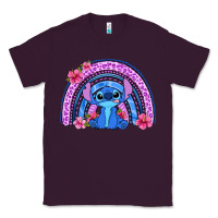 Plum stitch rainbow Classic Tee - Zillion Design Studio