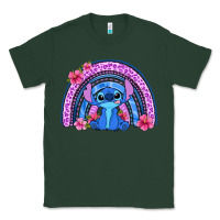 Sports Green stitch rainbow Classic Tee - Zillion Design Studio