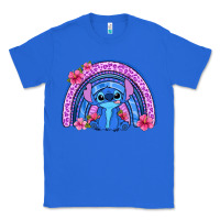 True Royal stitch rainbow Classic Tee - Zillion Design Studio