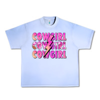 Grape Ice cowgirl cowgirl lightning bolt Urban Heavy Tee - Zillion Design Studio
