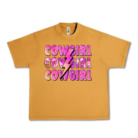 Cowgirl Cowgirl Lightning Bolt Urban Heavy Tee | Teevron