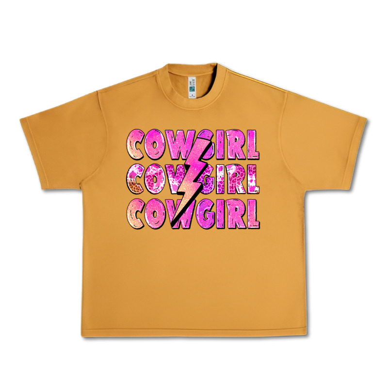 Cowgirl Cowgirl Lightning Bolt Urban Heavy Tee by Zillion Design Studio | Teevron