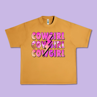 Cowgirl Cowgirl Lightning Bolt Urban Heavy Tee Designed By Zillion Design Studio