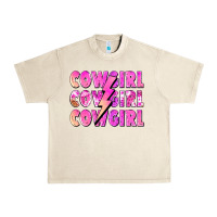 Sandshell cowgirl cowgirl lightning bolt Urban Heavy Tee - Zillion Design Studio