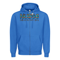 True Royal coffee scrubs and rubber gloves Zipper Hoodie - CowhideDigitalArt