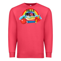 Cardinal back to school hello pre k Premium Sweatshirt - AdoDesignShop
