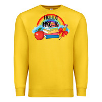 Lemon back to school hello pre k Premium Sweatshirt - AdoDesignShop