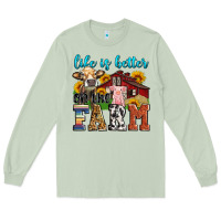 Matcha life is better on the farm Long Sleeve Tee - Zillion Design Studio