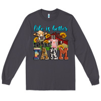 Smoke life is better on the farm Long Sleeve Tee - Zillion Design Studio