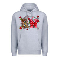 Heather Grey valentines day rn Premium Hoodie - NancyCooperArtShop