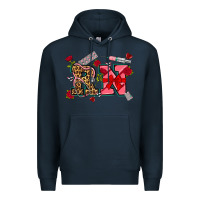 Navy valentines day rn Premium Hoodie - NancyCooperArtShop