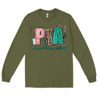 Army Green pta physical therapy assistant Long Sleeve Tee - AdoDesignShop