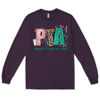 Plum pta physical therapy assistant Long Sleeve Tee - AdoDesignShop
