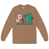 Toasted Coconut pta physical therapy assistant Long Sleeve Tee - AdoDesignShop