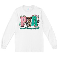 White pta physical therapy assistant Long Sleeve Tee - AdoDesignShop
